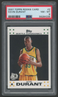 Kevin Durant 2007 Topps Rookie Card #2 (PSA 8) at PristineAuction.com