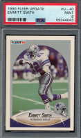 Emmitt Smith 1990 Fleer Update #U40 RC (PSA 9) at PristineAuction.com
