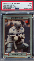 Emmitt Smith 1990 Action Packed Rookie Update #34 RC (PSA 9) at PristineAuction.com