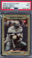Emmitt Smith 1990 Action Packed Rookie Update #34 RC (PSA 9) at PristineAuction.com