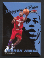 LeBron James 2003-04 Fleer Tradition Playground Rules #1 RC at PristineAuction.com