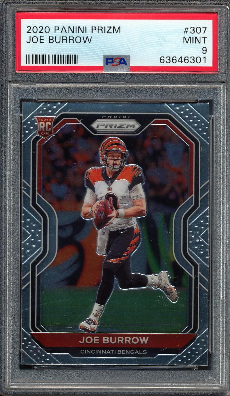 Joe Burrow 2020 Panini Prizm #307 (PSA 9) at PristineAuction.com Joe Burrow 2020 Panini Prizm #307 (PSA 9) at PristineAuction.com