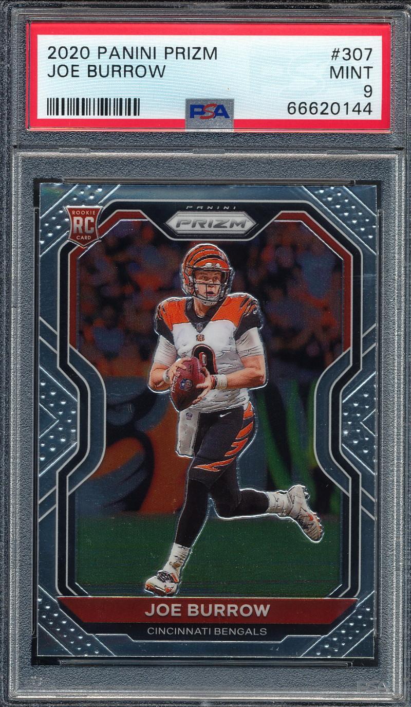 Joe Burrow 2020 Panini Prizm #307 (PSA 9) at PristineAuction.com Joe Burrow 2020 Panini Prizm #307 (PSA 9) at PristineAuction.com