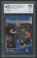 Luka Doncic 2018-19 Panini Chronicles Playoff #183 (BCCG 10) at PristineAuction.com