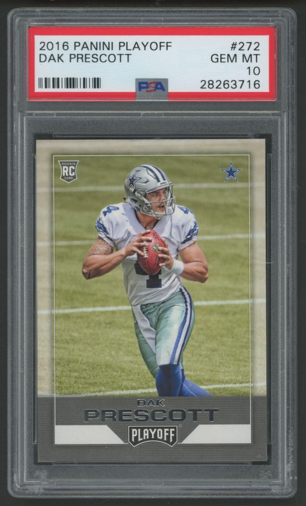 Dak Prescott 2016 Panini Playoff #272 (PSA 10) at PristineAuction.com Dak Prescott 2016 Panini Playoff #272 (PSA 10) at PristineAuction.com