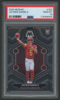 Jayden Daniels 2024 Panini Mosaic #302 RC (PSA 10) at PristineAuction.com