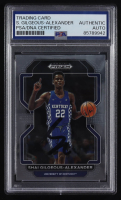 Shai Gilgeous-Alexander Signed 2022 Panini Prizm Draft Picks #43 (PSA) at PristineAuction.com
