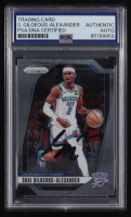 Shai Gilgeous-Alexander Signed 2024-25 Panini Prizm #113 (PSA) at PristineAuction.com