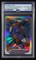 Shai Gilgeous-Alexander Signed 2024 Topps Chrome Refractor #53 (PSA) at PristineAuction.com