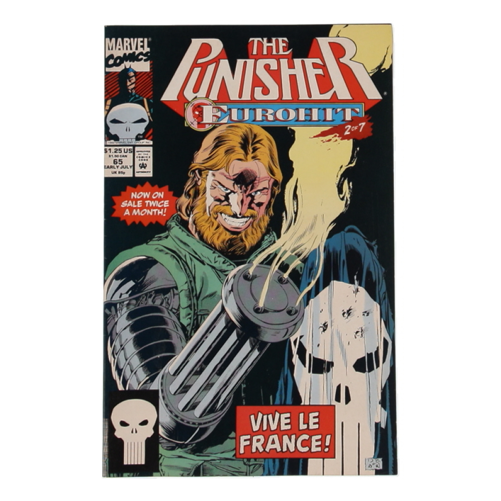 1992 "The Punisher" Issue #65 Marvel Comic Book at PristineAuction.com