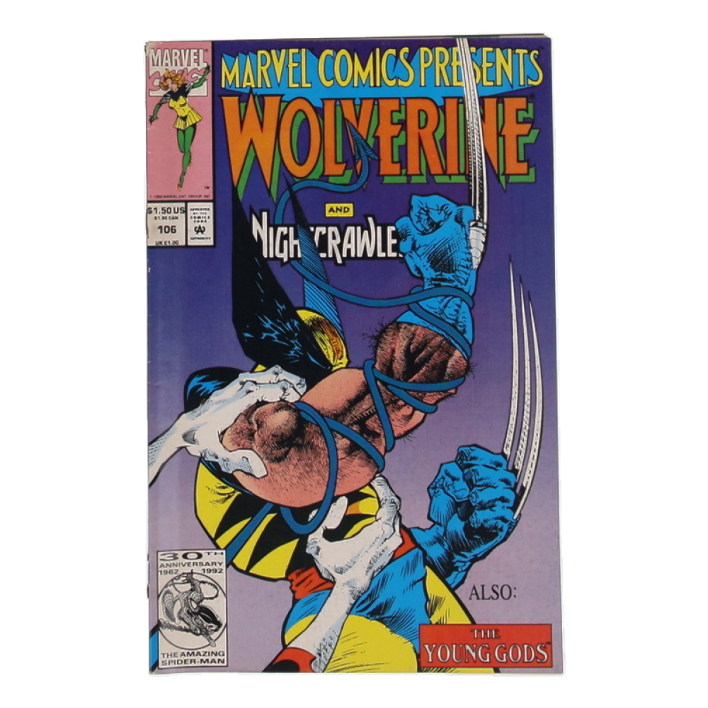 1992 "Wolverine" Issue #106 Marvel Comic Book at PristineAuction.com