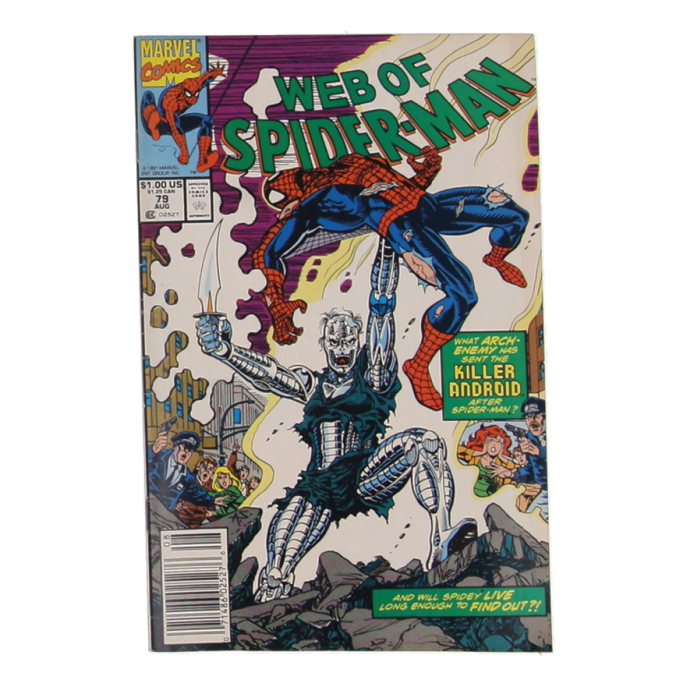 1991 "Web of Spider-Man" Issue #79 Marvel Comic Book at PristineAuction.com