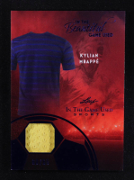 Kylian Mbappe 2025 Leaf ITG Used Sports In The Beautiful Game Relic Blue Foil #BU11 #60/65 at PristineAuction.com