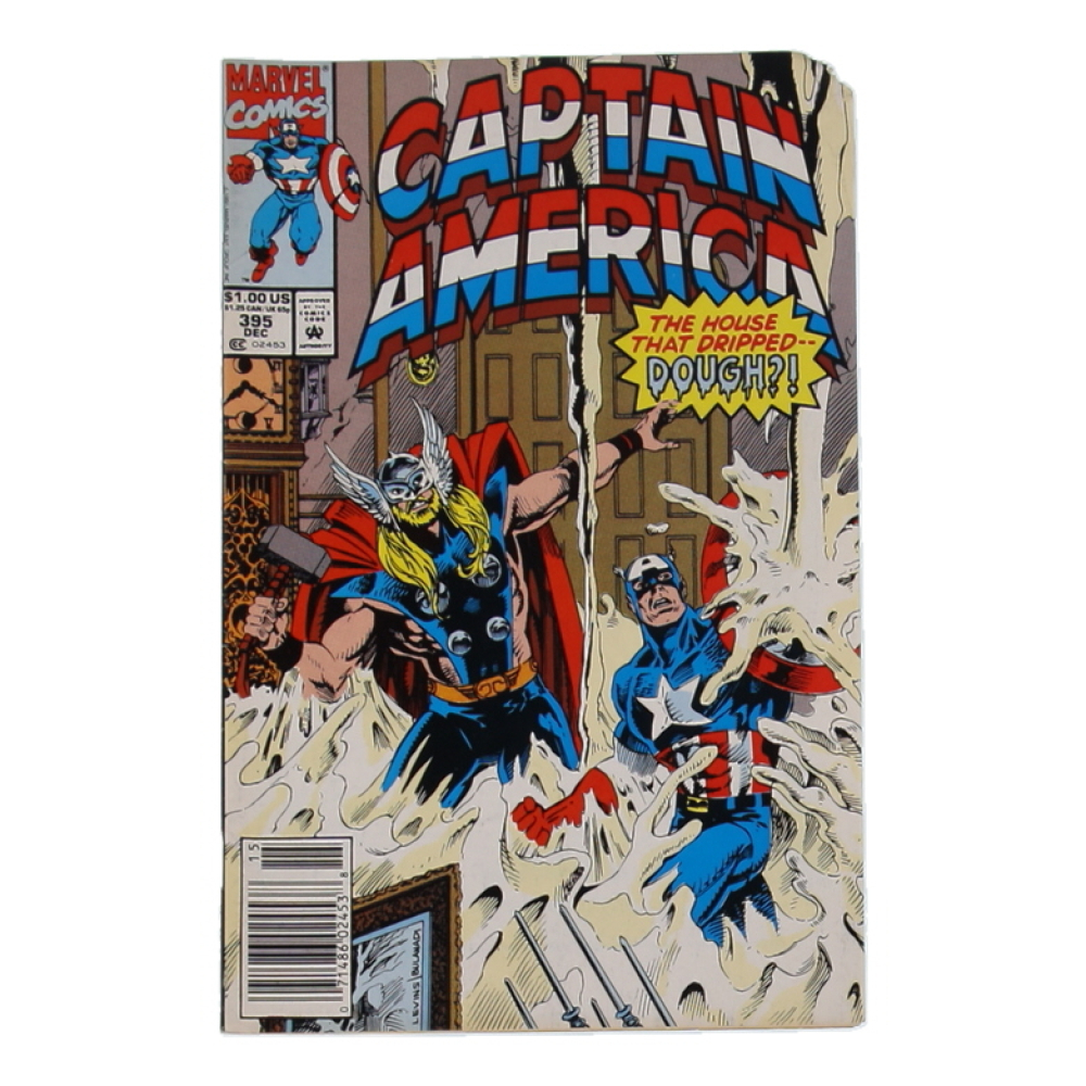 1991 "Captain America" Issue #395 Marvel Comic Book at PristineAuction.com
