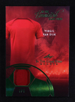 Virgil Van Dijk 2025 Leaf ITG Used Sports In The Beautiful Game Relic Emerald Foil #BU24 #3/4 at PristineAuction.com