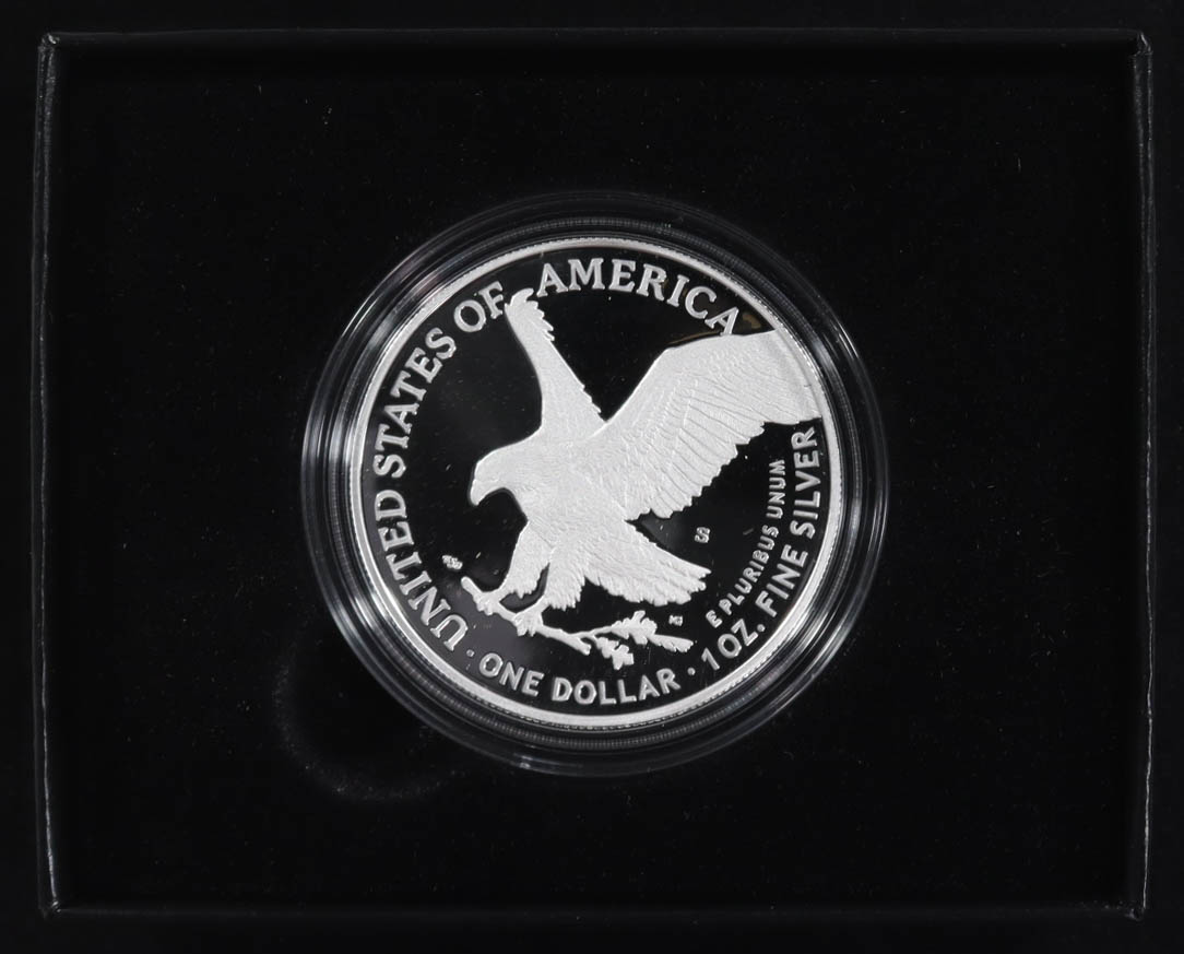2023-S United States Mint American Eagle 1 Oz Silver Proof Coin at PristineAuction.com 2023-S United States Mint American Eagle 1 Oz Silver Proof Coin at PristineAuction.com
