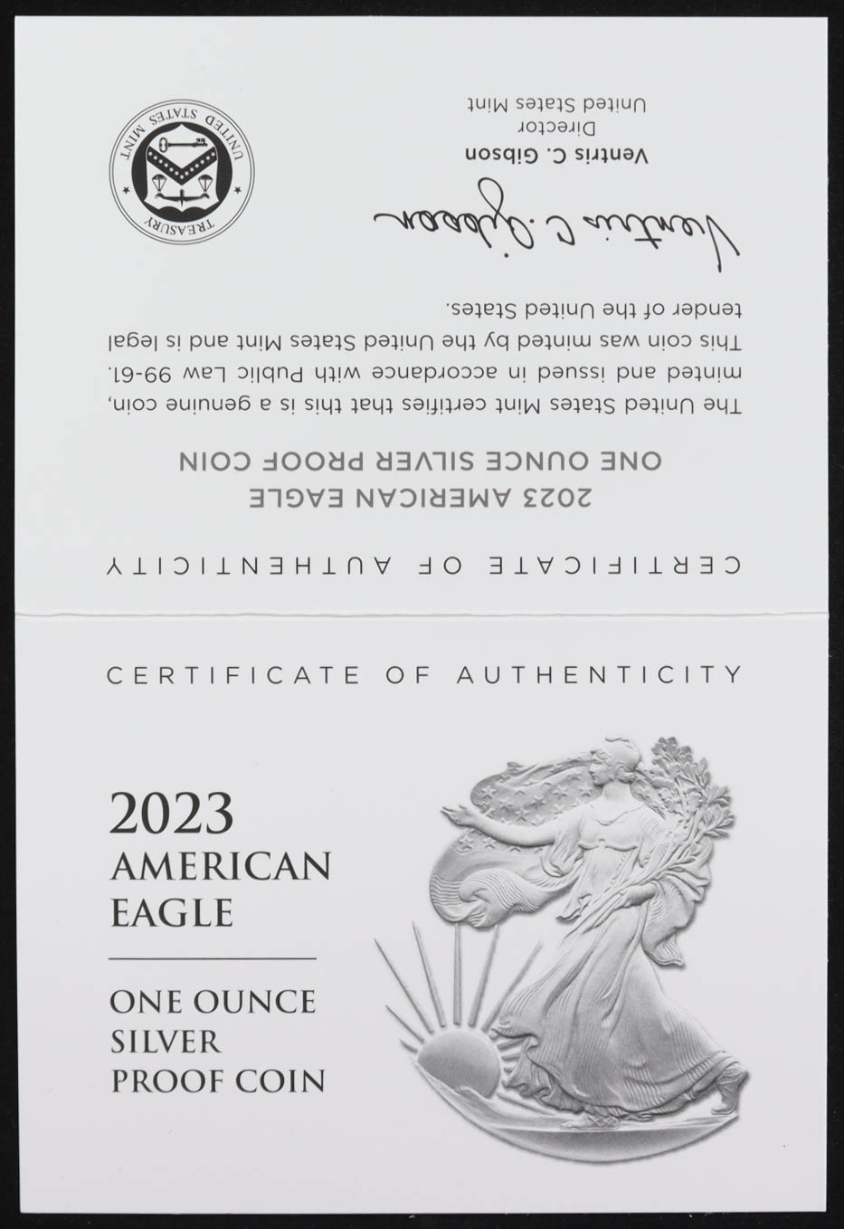 2023-S United States Mint American Eagle 1 Oz Silver Proof Coin at PristineAuction.com 2023-S United States Mint American Eagle 1 Oz Silver Proof Coin at PristineAuction.com