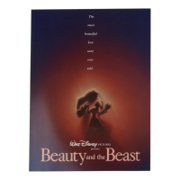 1991 "Beauty and the Beast" New York Film Festival Promo 9x12 Bifold Flyer at PristineAuction.com