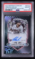 Jordan Lawlar 2024 Bowman Sterling Sterling Tek Autographs Aqua #STAJL #04/10 RC (PSA 10) at PristineAuction.com