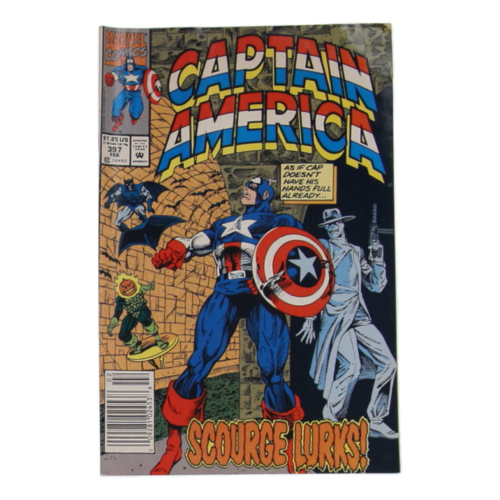 1992 "Captain America" Issue #397 Marvel Comic Book at PristineAuction.com