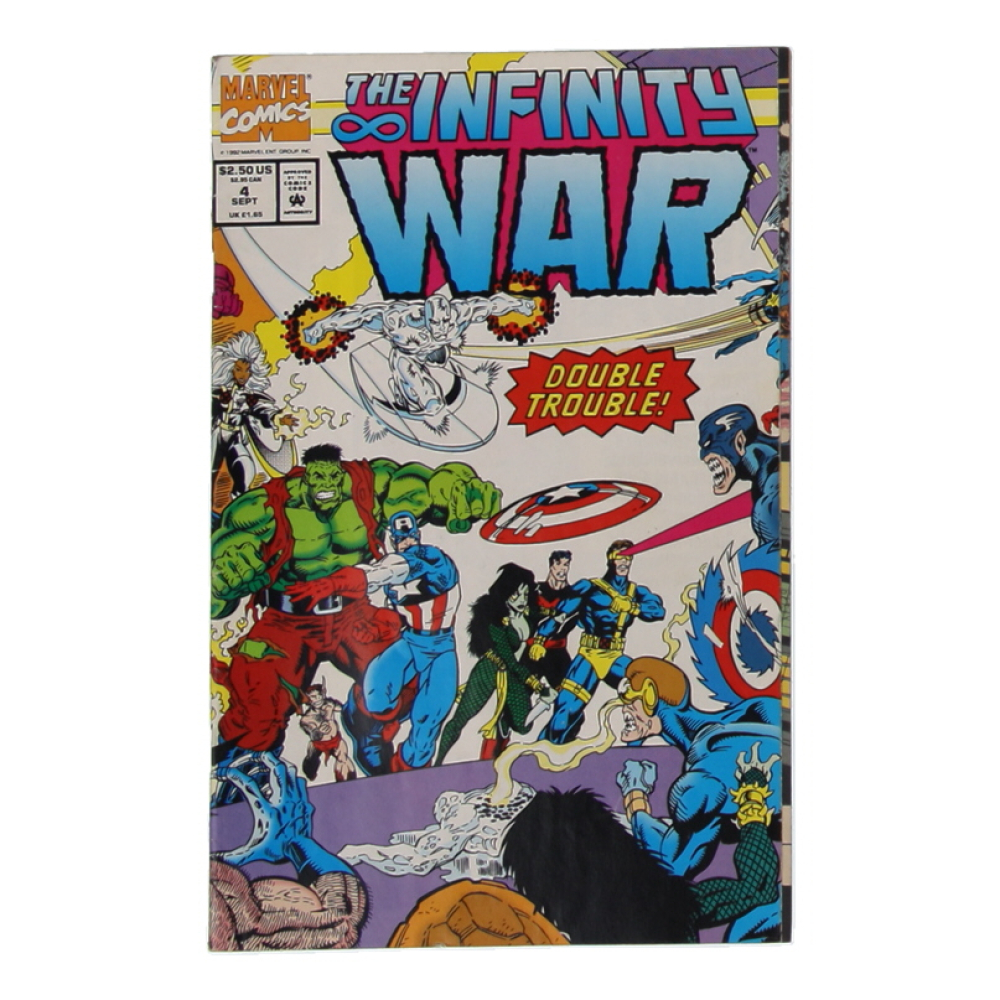 1992 "The Infinity War" Issue #4 Marvel Comic Book at PristineAuction.com