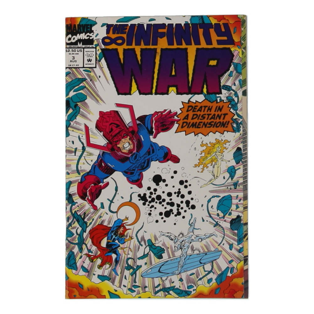 1992 "The Infinity War" Issue #3 Marvel Comic Book at PristineAuction.com