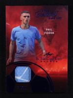 Phil Foden 2025 Leaf ITG Used Sports In The Beautiful Game Relic Blue Foil #BU20 #14/65 at PristineAuction.com