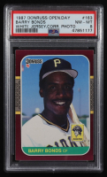 Barry Bonds 1987 Donruss Open Day White Jersey Corr. Photo #163 RC (PSA 8) at PristineAuction.com