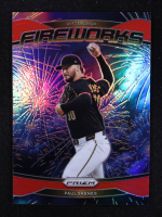 Paul Skenes 2025 Panini Prizm Fireworks Prizms Red #2 #109/199 at PristineAuction.com