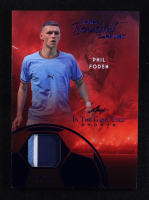 Phil Foden 2025 Leaf ITG Used Sports In The Beautiful Game Relic Blue Foil #BU20 #63/65 at PristineAuction.com
