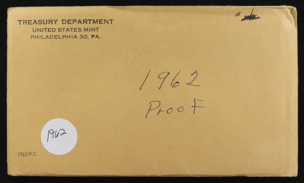 1962 Uncirculated United States Mint Souvenir (5) Coin Set at PristineAuction.com 1962 Uncirculated United States Mint Souvenir (5) Coin Set at PristineAuction.com