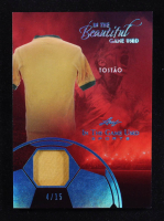 Tostao 2025 Leaf ITG Used Sports In The Beautiful Game Relic Turquoise Foil #BU22 #4/15 at PristineAuction.com