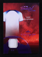 Jude Bellingham 2025 Leaf ITG Used Sports In The Beautiful Game Relic Purple Foil #BU8 #3/6 at PristineAuction.com