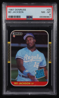 Bo Jackson 1987 Donruss Rated Rookie #35 RC (PSA 8) at PristineAuction.com