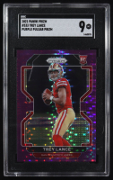 Trey Lance 2021 Panini Prizm Prizms Purple Pulsar #333 RC (SGC 9) at PristineAuction.com