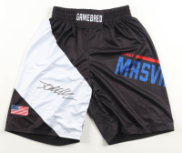Jorge Masvidal Signed "Gamebred" Custom Fight Shorts (Beckett) at PristineAuction.com
