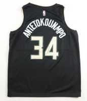 Giannis Antetokounmpo Signed Bucks Jordan Authentic Jersey (JSA) at PristineAuction.com