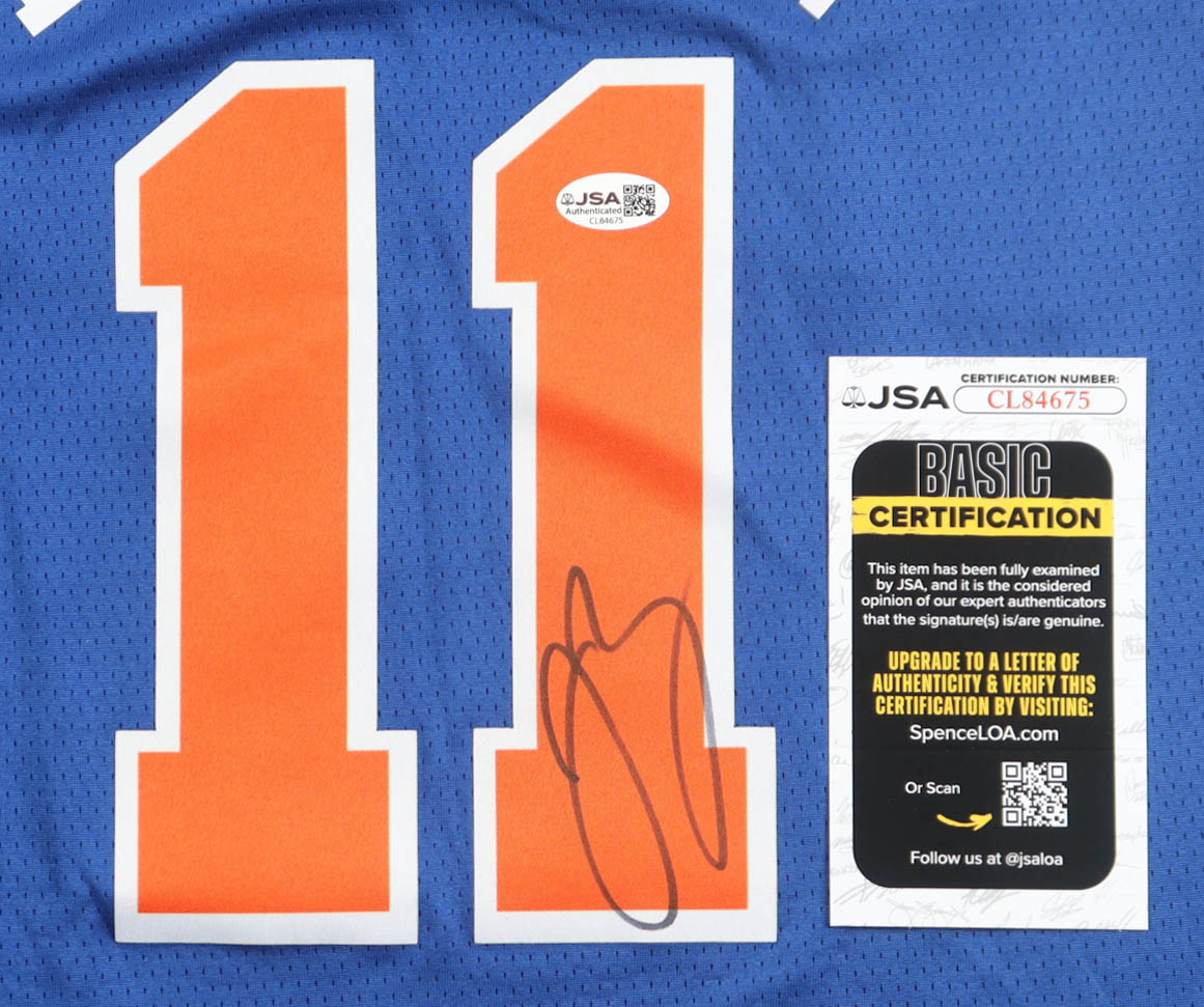 Jalen Brunson Signed Knicks Nike Authentic Jersey (JSA) at PristineAuction.com Jalen Brunson Signed Knicks Nike Authentic Jersey (JSA) at PristineAuction.com