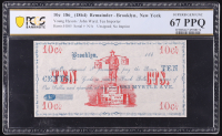 1864 Brooklyn, New York 10 Cents Currency Note - Hyson & Ward, Tea Importer (PCGS Superb Gem Unc 67 PPQ) at PristineAuction.com