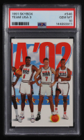 Patrick Ewing / Larry Bird / Scottie Pippen / Michael Jordan 1991 Team USA 3 Skybox #546 (PSA 10) at PristineAuction.com