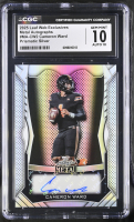 Cameron Ward 2025 Leaf Web Exclusives Metal Autographs Prismatic Silver #MA-CW2 #33/99 (CGC GEM MINT 10 | Autograph Grade 10) at PristineAuction.com
