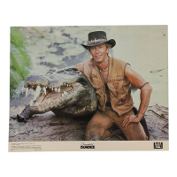 1986 "Crocodile Dundee" 11x14 Lobby Card at PristineAuction.com