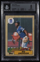 Bo Jackson 1987 Topps Future Stars #170 RC (BGS 8) at PristineAuction.com