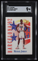 Michael Jordan 1991-92 Skybox U.S. Olympic Team Barcelona'92 #534 (SGC 9) at PristineAuction.com
