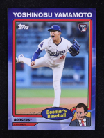 Yoshinobu Yamamoto 2024 Topps X Chris Berman Boomer's Baseball #13 RC at PristineAuction.com