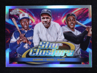 Babe Ruth / Willie Mays / Hank Aaron 2025 Topps Cosmic Chrome Triple Star Clusters #TSC6 at PristineAuction.com