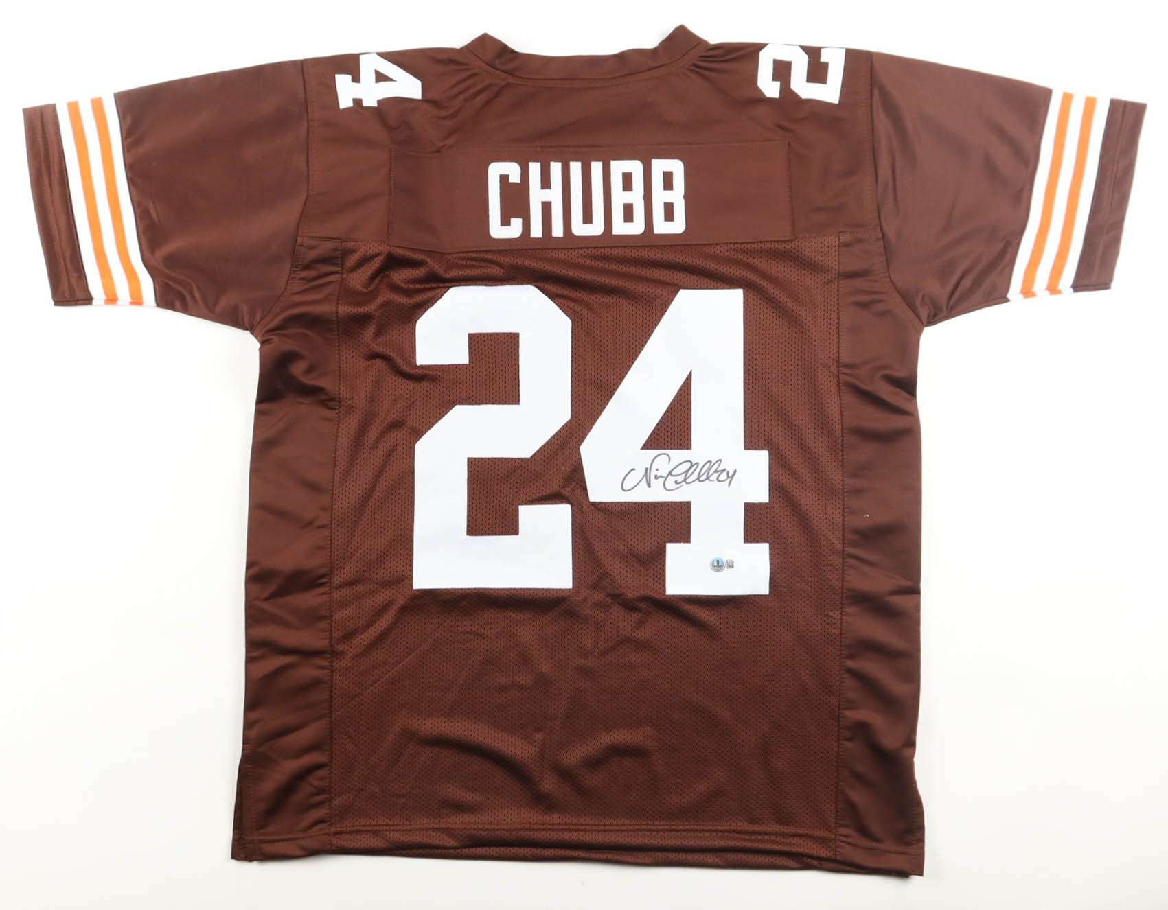 Nick Chubb Signed Jersey (Beckett) at PristineAuction.com Nick Chubb Signed Jersey (Beckett) at PristineAuction.com