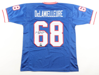 Joe DeLamielleure Signed Jersey Inscribed "HOF 03" (Beckett & TSE) at PristineAuction.com