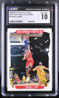 Michael Jordan Bulls Victory Tour '95-96 1996-97 Collector's Choice #25 (CGC 10) at PristineAuction.com