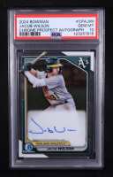 Jacob Wilson 2024 Bowman Chrome Prospect Autographs #CPAJWI (PSA 10) at PristineAuction.com